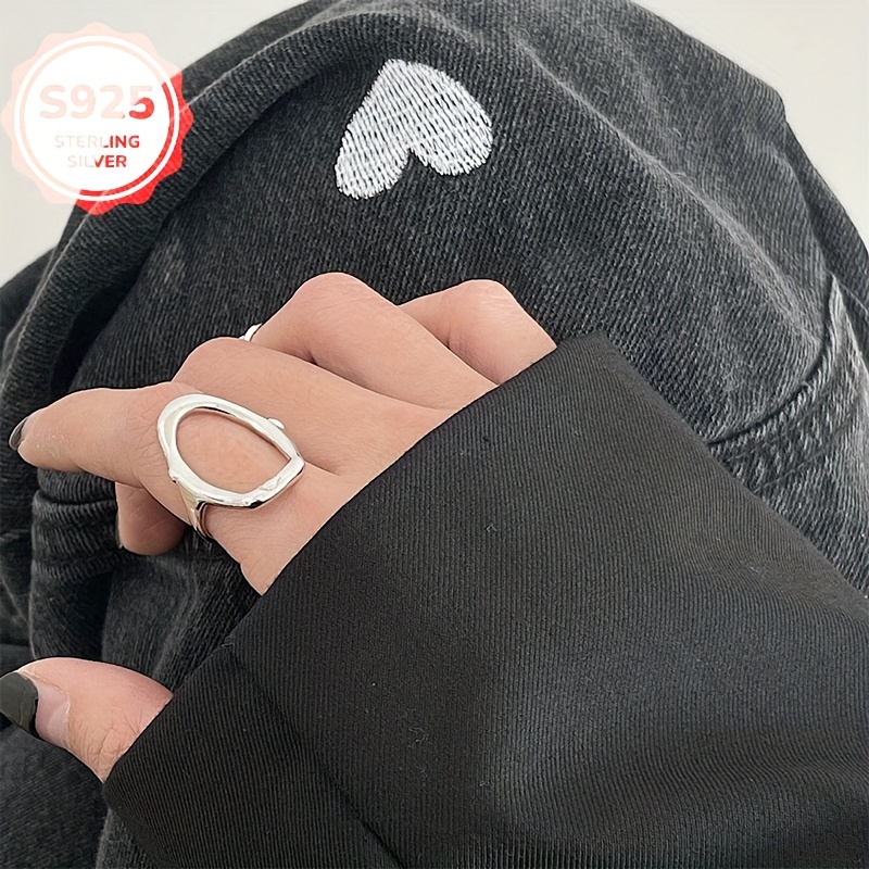 Geometric Oval Open Ring Anti Oxidation Packaging